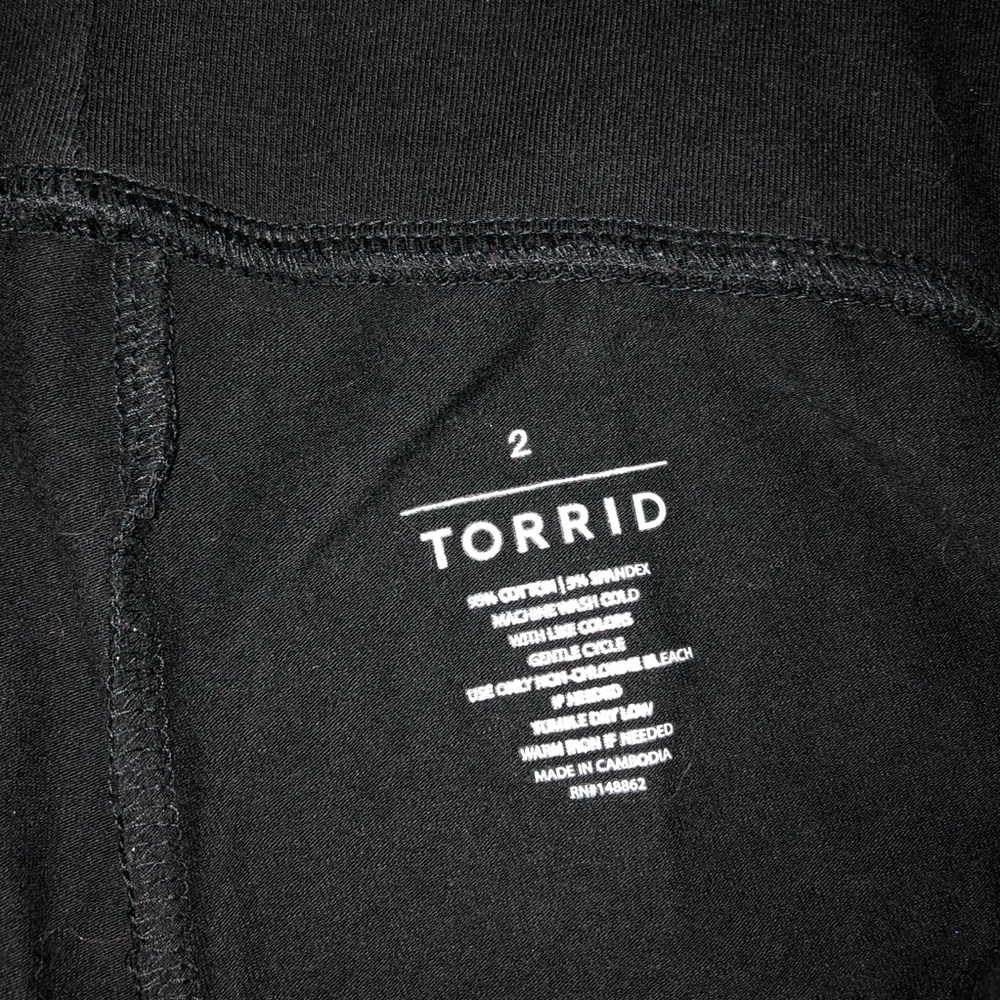 Torrid long black legging